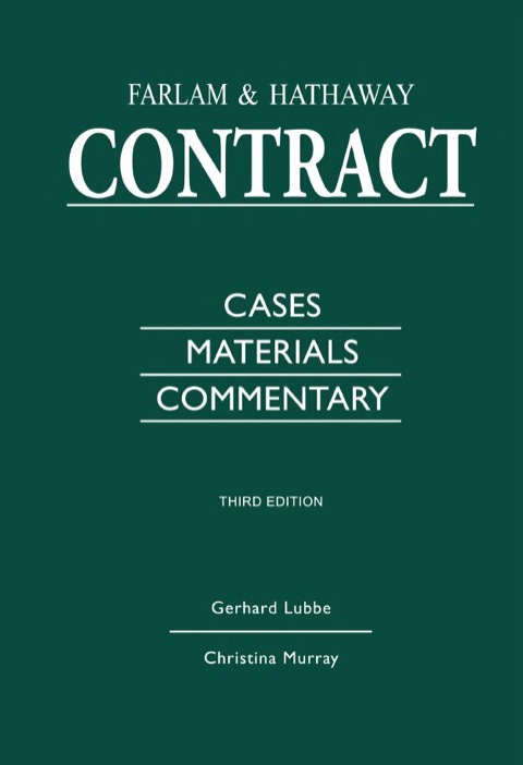 Cover image for book Contract: Cases, Materials and Commentary