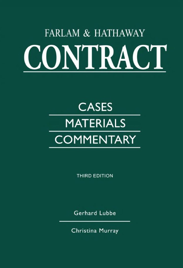 Contract Cases Materials and Commentary