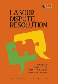 LABOUR DISPUTE RESOLUTION