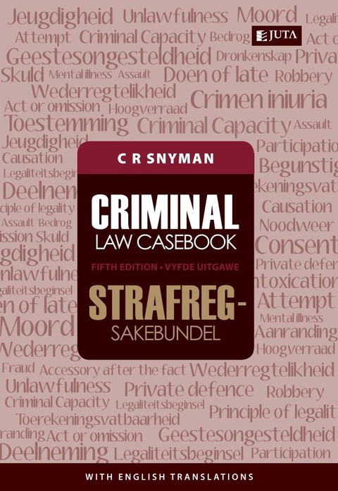 Cover image for book Criminal Law Casebook / Strafregsakebundel