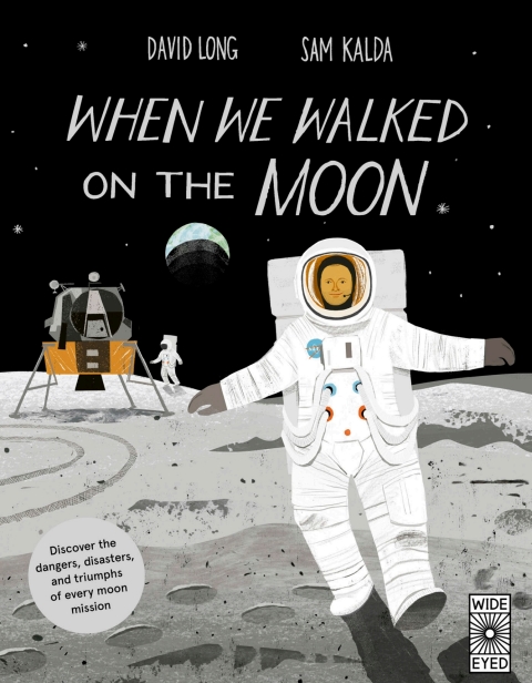 Cover image for book When We Walked on the Moon
