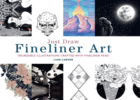 Cover image for book Just Draw Fineliner Art