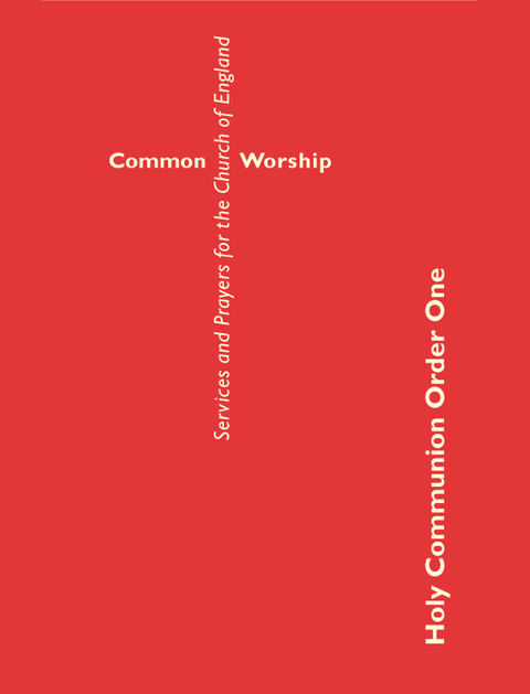 Cover image for book Common Worship: Holy Communion Order One