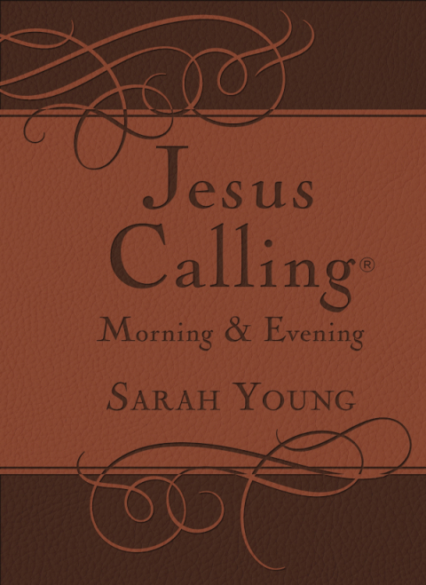 Cover image for book Jesus Calling Morning and Evening, with Scripture References