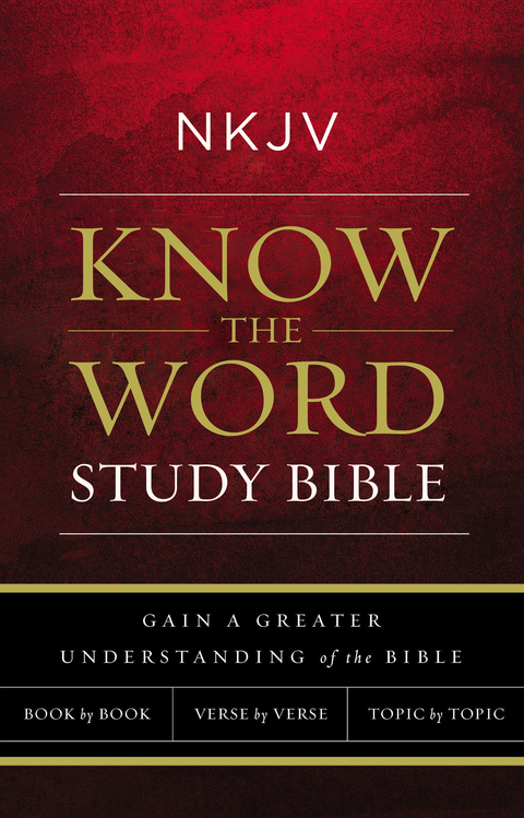 Cover image for book NKJV, Know The Word Study Bible, Red Letter