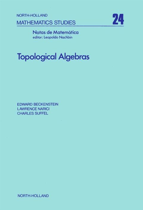 Cover image for book Topological algebras