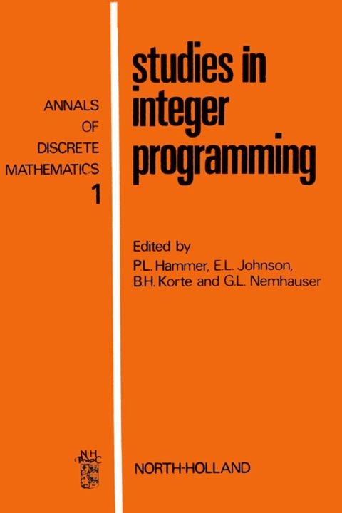 Cover image for book Studies in integer programming