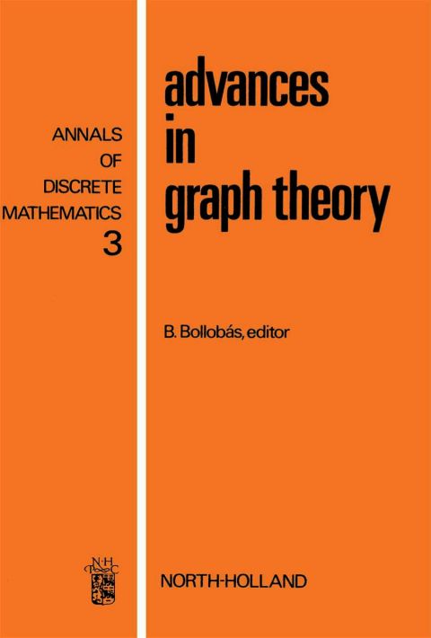 Cover image for book Advances in graph theory