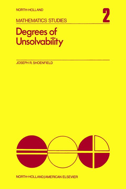 Cover image for book Degrees of unsolvability
