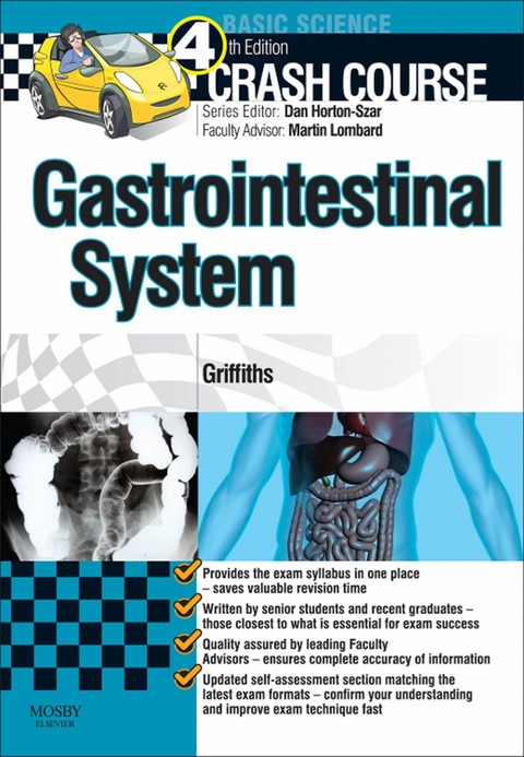 Cover image for book Crash Course Gastrointestinal System Updated Edition - E-Book