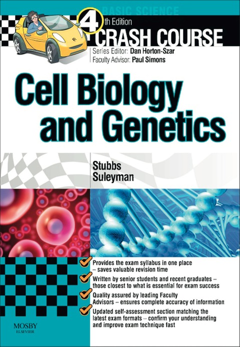 Cover image for book Crash Course Cell Biology and Genetics Updated Edition
