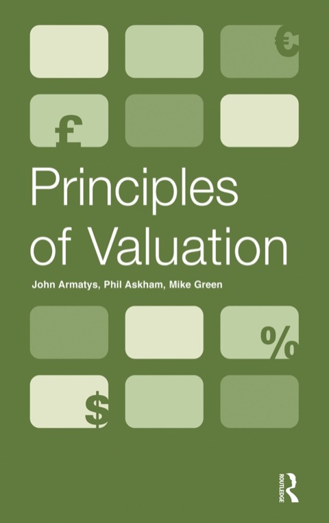 Cover image for book Principles of Valuation