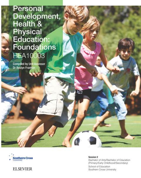 Cover image for book HEA10003 Foundations: Personal Development, Health and Physical Education Custom Edition for Southern Cross University