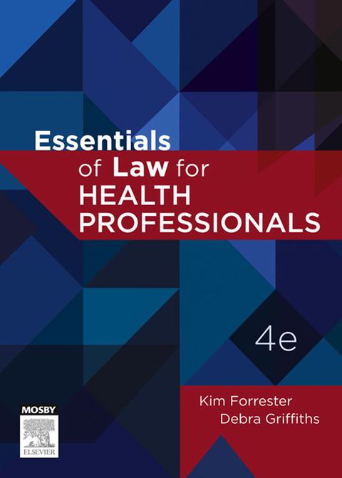 Cover image for book Essentials of Law for Health Professionals