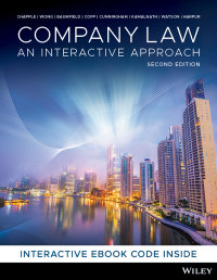 Cover image: Company law: An interactive approach 2nd edition 9780730369332