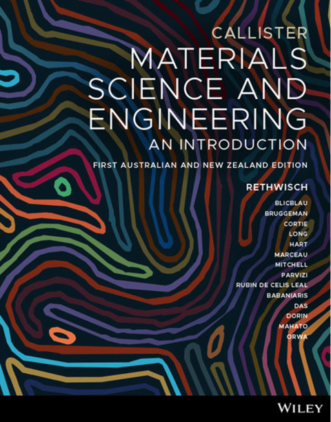 Cover image for book Materials science and engineering, 1st Australian and New Zealand edition