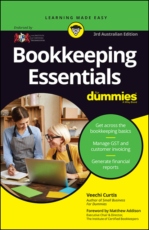 Cover image for book Bookkeeping Essentials For Dummies, 3rd Australian Edition