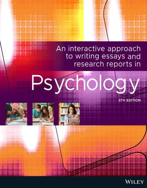 Cover image for book An interactive approach to writing essays and research reports in psychology