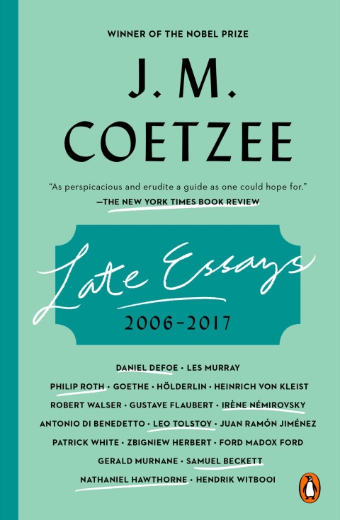 Cover image for book Late Essays