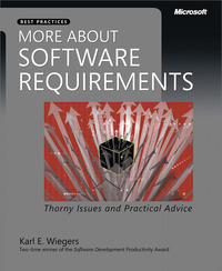 Cover image: More About Software Requirements 1st edition 9780735622678