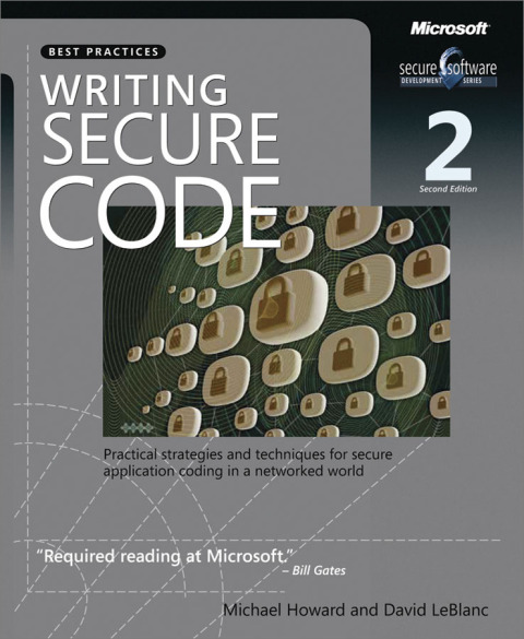 Cover image for book Writing Secure Code