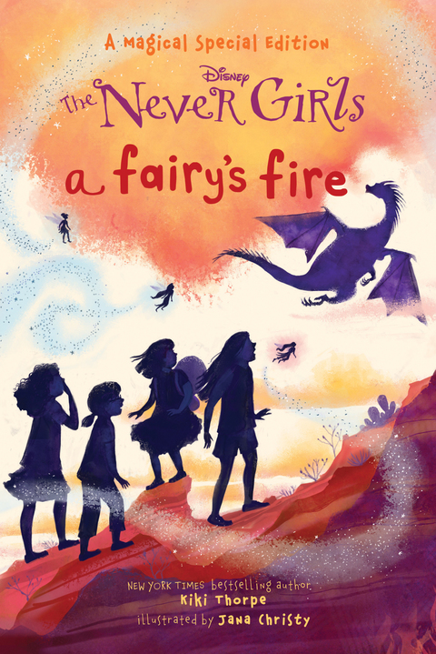 Cover image for book A Fairy's Fire (Disney: The Never Girls)