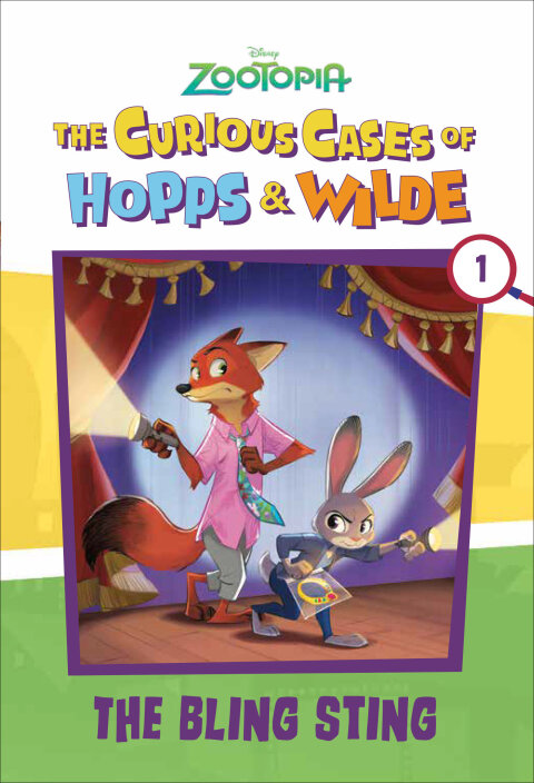 Cover image for book The Curious Cases of Hopps & Wilde # 1: The Bling Sting (Disney Zootopia)