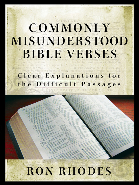 Cover image for book Commonly Misunderstood Bible Verses