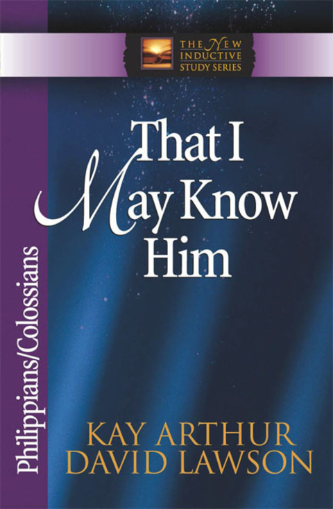 Cover image for book That I May Know Him