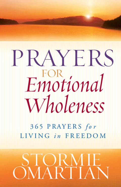Cover image for book Prayers for Emotional Wholeness