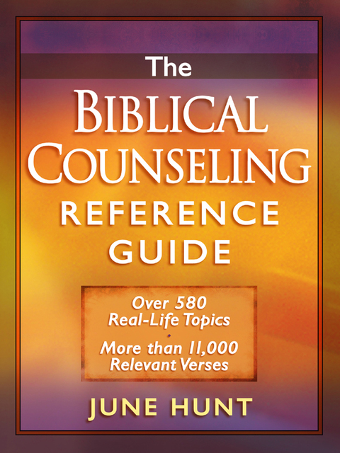Cover image for book The Biblical Counseling Reference Guide
