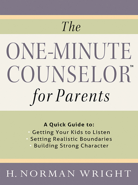 Cover image for book The One-Minute Counselor for Parents