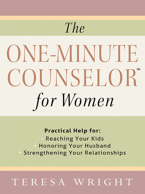 Cover image for book The One-Minute Counselor for Women