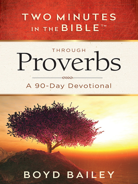 Cover image for book Two Minutes in the Bible Through Proverbs