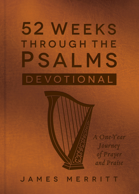 Cover image for book 52 Weeks Through the Psalms Devotional (Milano Softone)