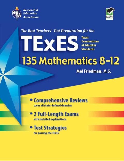 Cover image for book Texas TExES 135 Mathematics 8-12