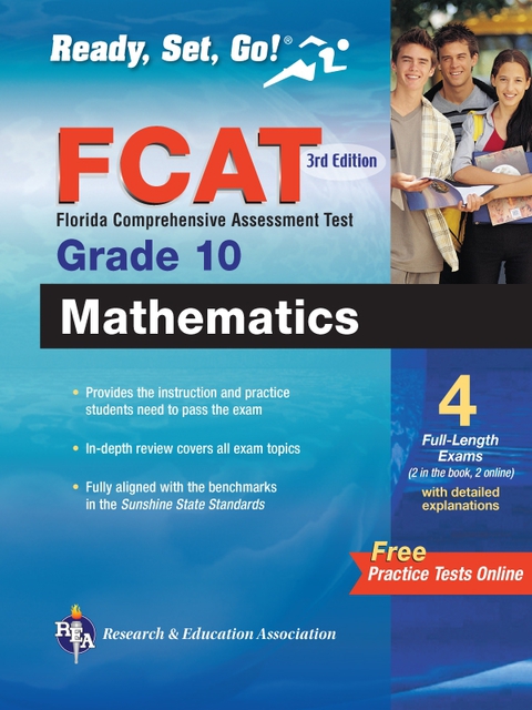 Cover image for book Florida FCAT Grade 10 Math with Online Practice Tests
