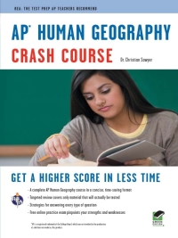 صورة الغلاف: AP® Human Geography Crash Course Book   Online 9780738609324