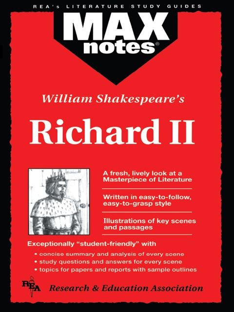 Cover image for book Richard II  (MAXNotes Literature Guides)