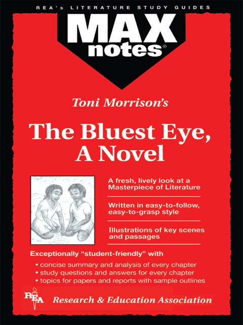 Cover image for book Bluest Eye, The,  A Novel (MAXNotes Literature Guides)