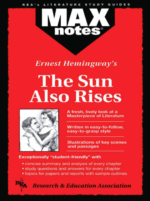 Cover image for book Sun Also Rises, The  (MAXNotes Literature Guides)