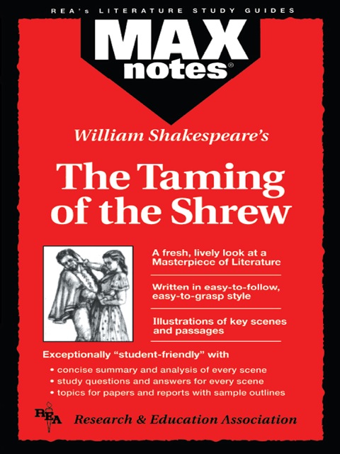 Cover image for book Taming of the Shrew, The  (MAXNotes Literature Guides)