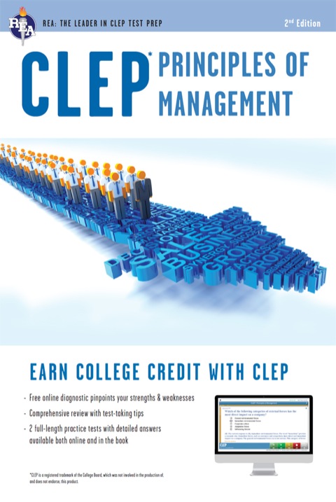 Cover image for book CLEP® Principles of Management Book + Online