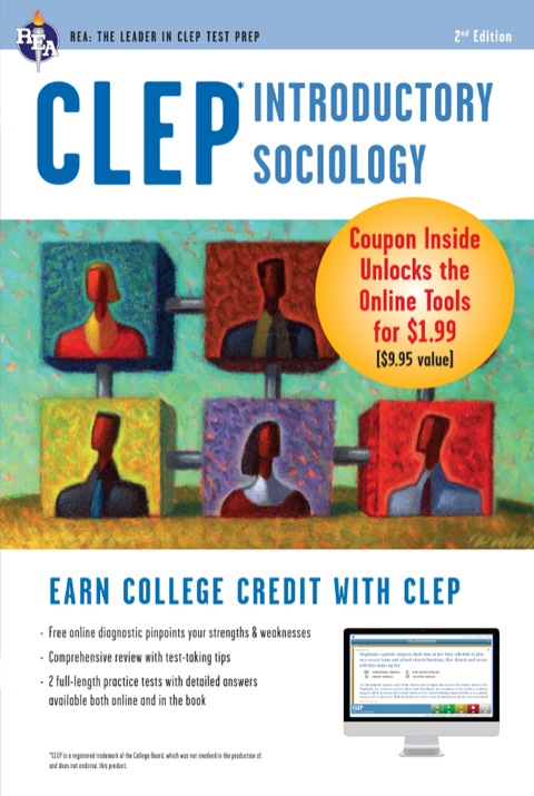 Cover image for book CLEP® Introductory Sociology Book + Online