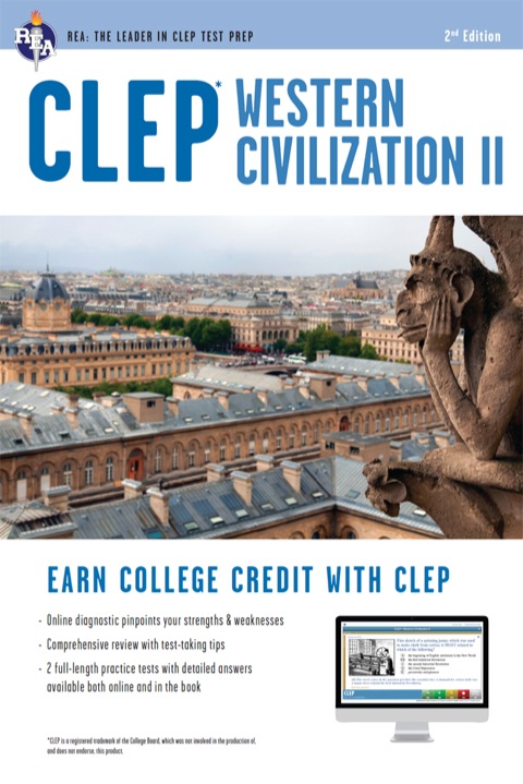 Cover image for book CLEP® Western Civilization II Book + Online