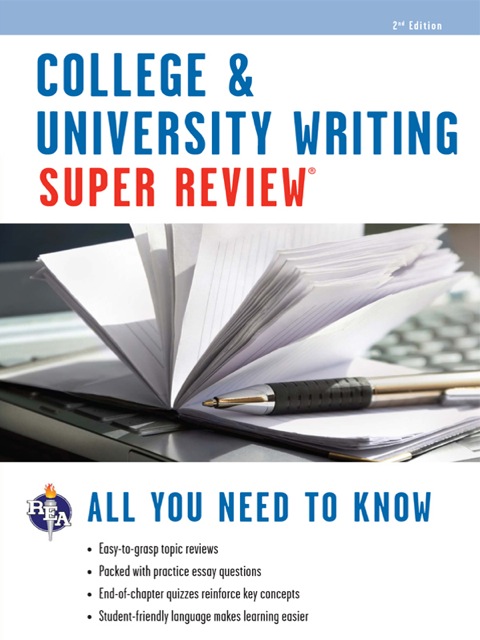 Cover image for book College & University Writing Super Review - 2nd Ed.