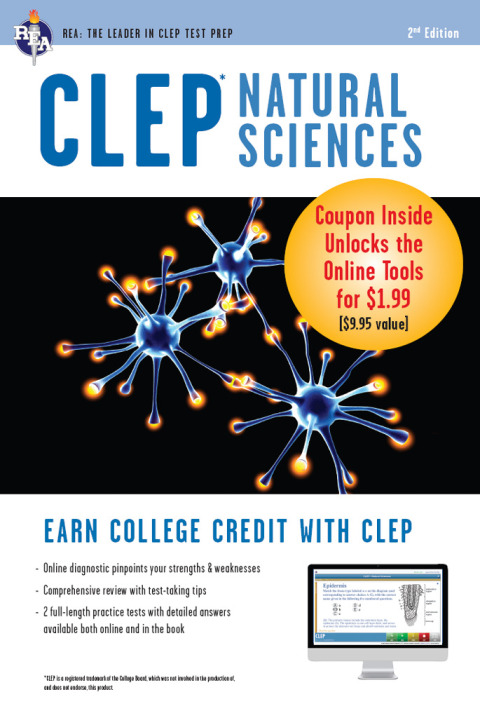 Cover image for book CLEP® Natural Sciences Book + Online