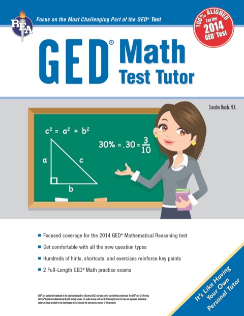 Cover image for book GED® Math Test Tutor, For the 2014 GED® Test
