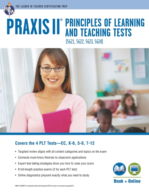 Cover image for book PRAXIS® PLT EC, K-6, 5-9 and 7-12: Book + Online