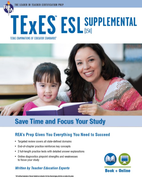 Cover image for book TExES ESL Supplemental (154) Book + Online